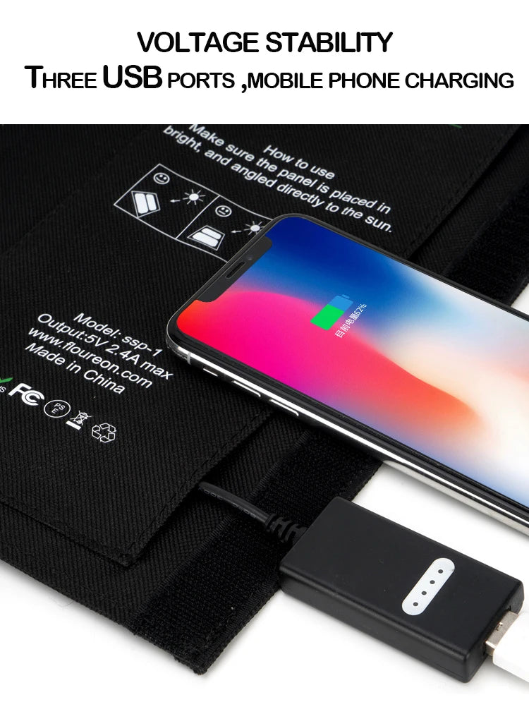 Solar Panels Set Plate Folding Foldable Charger