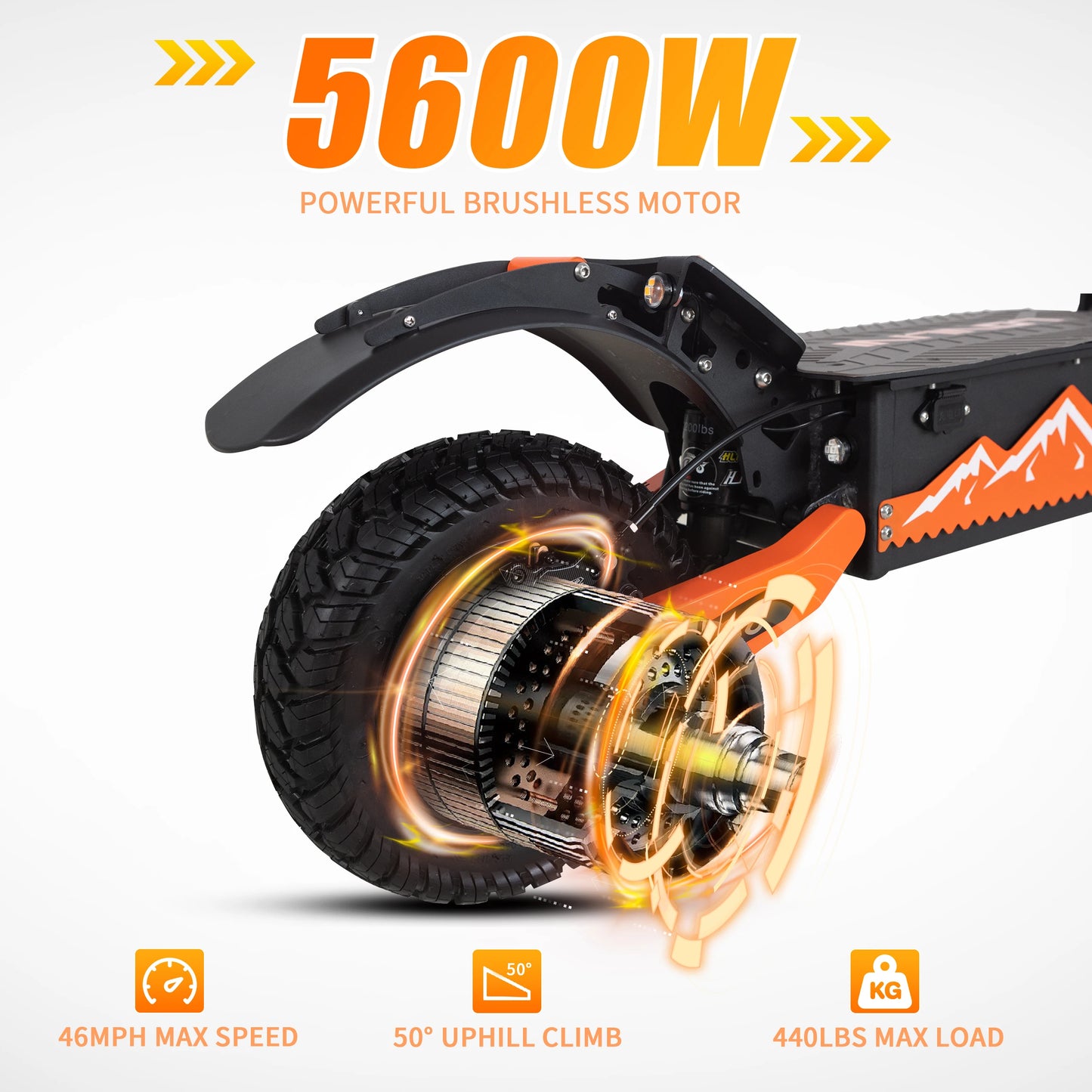 Electric Scooter Dual Motor with a Seat