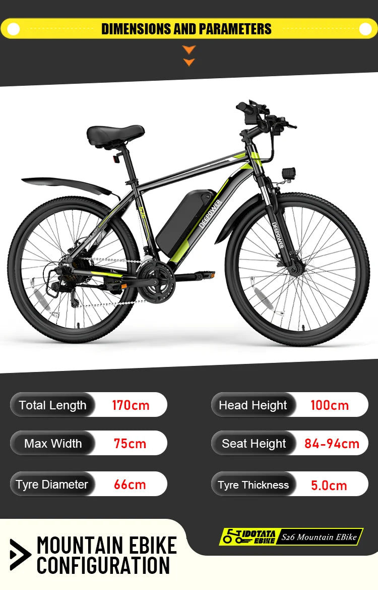 Electric Bicycle 21 speed