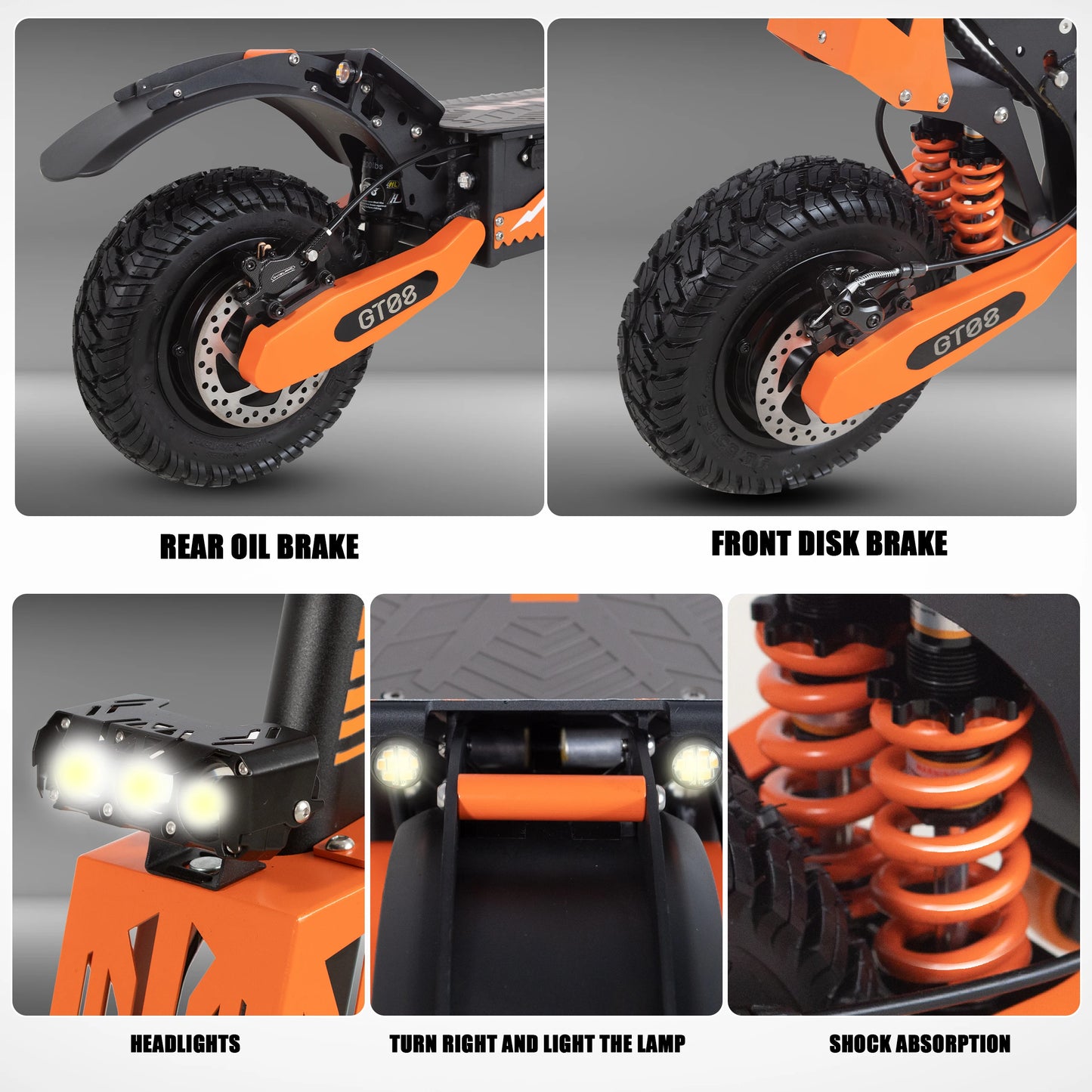 Electric Scooter Dual Motor with a Seat