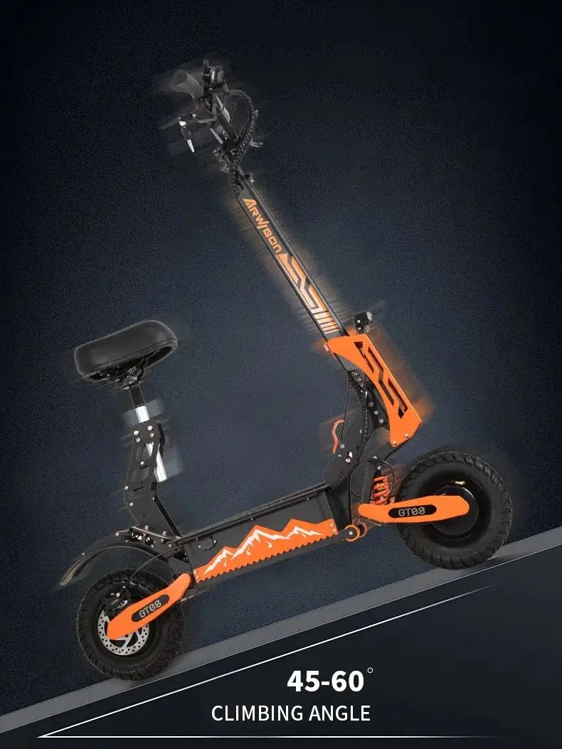 Electric Scooter Dual Motor with a Seat