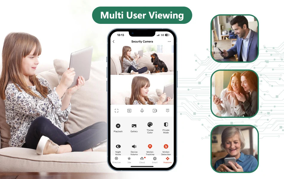 Smart Mini WiFi Indoor Surveillance Wireless Camera Wireless