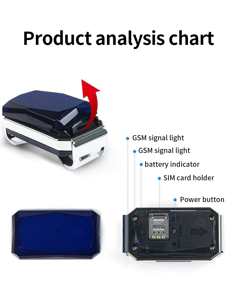 Waterproof anti-lost pet tracker