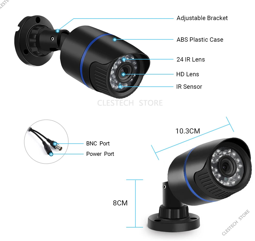 Waterproof Outdoor Surveillance CCTV Camera