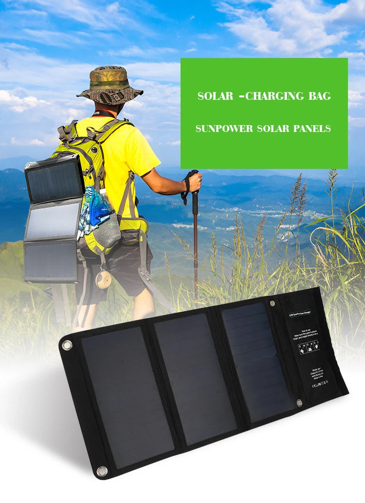 Solar Panels Set Plate Folding Foldable Charger
