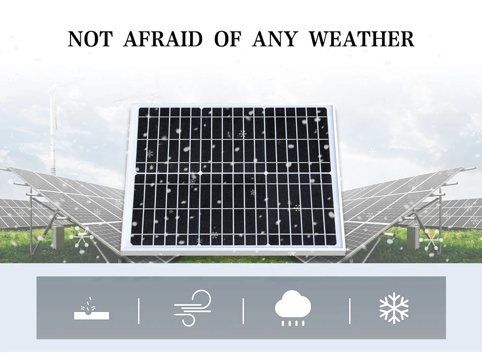 50W 25W Glass Solar Panel