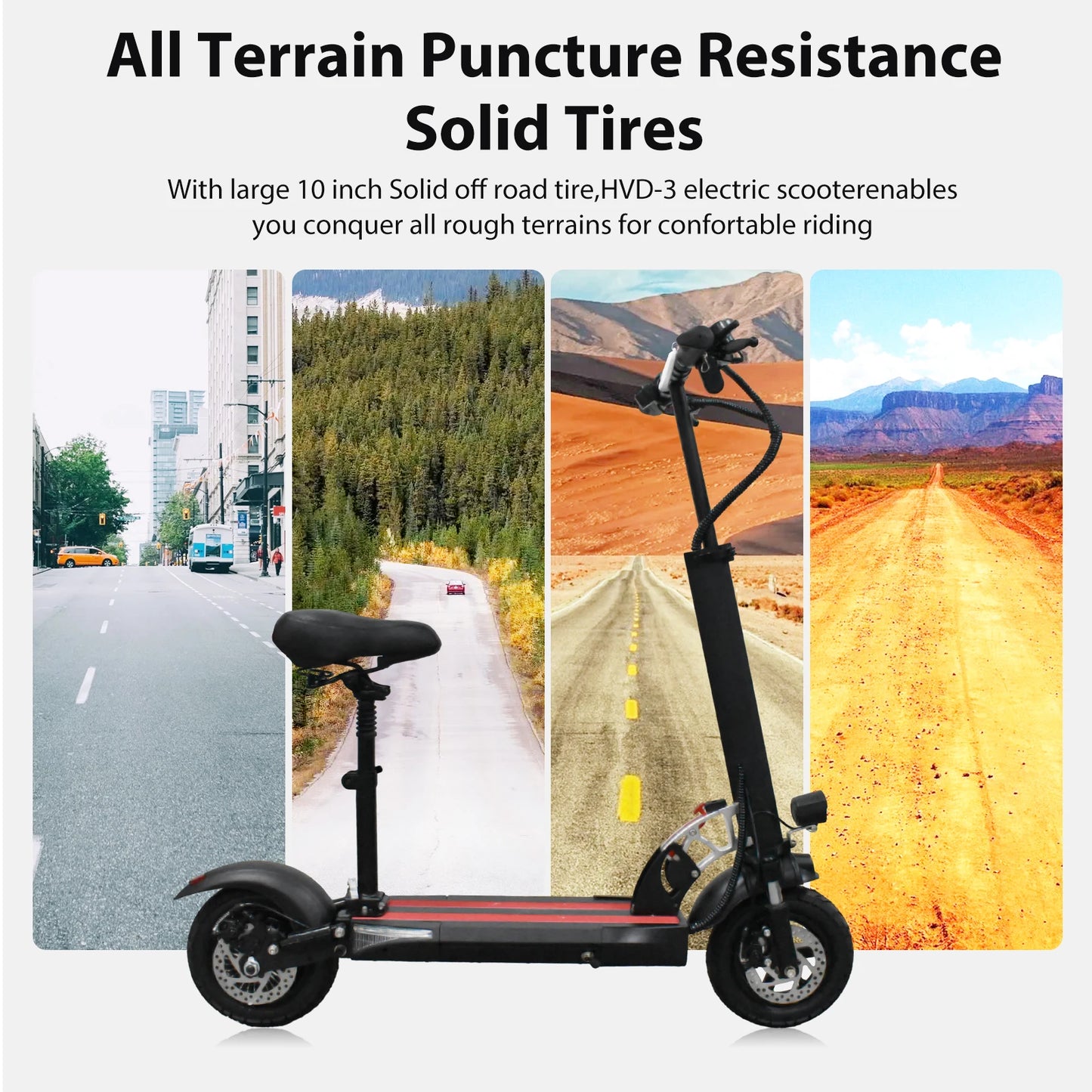 Electric Scooter with a seat