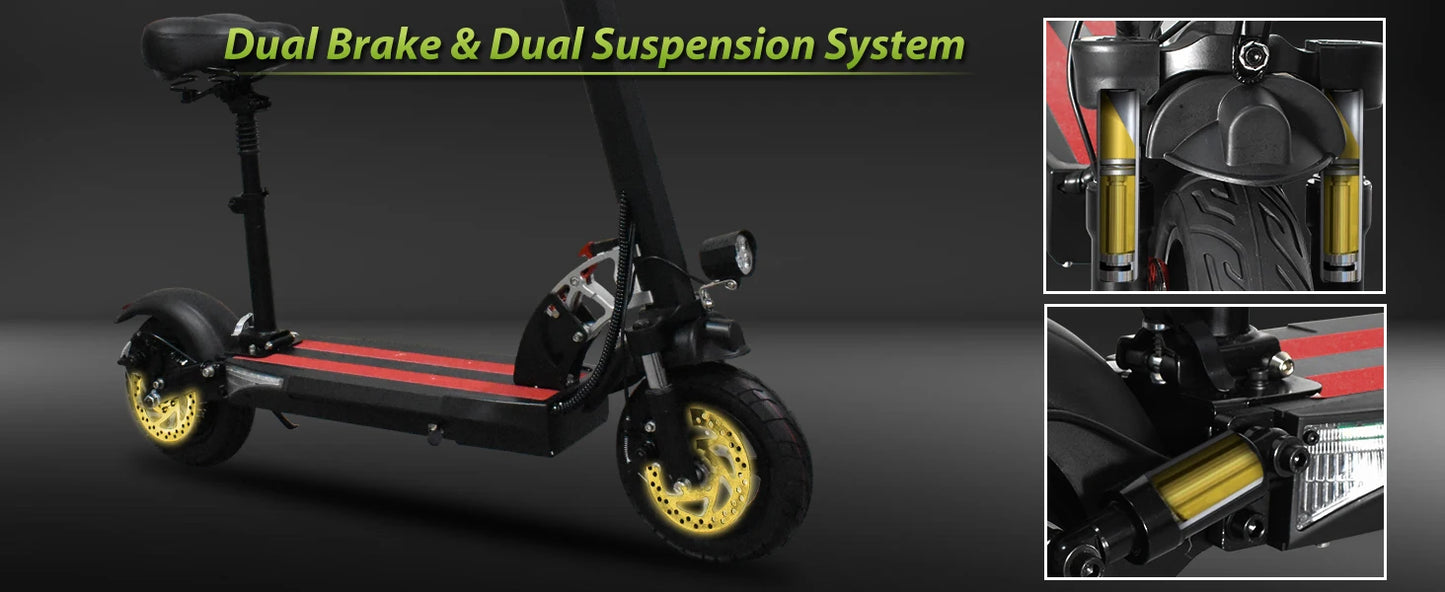 Electric Scooter with a seat