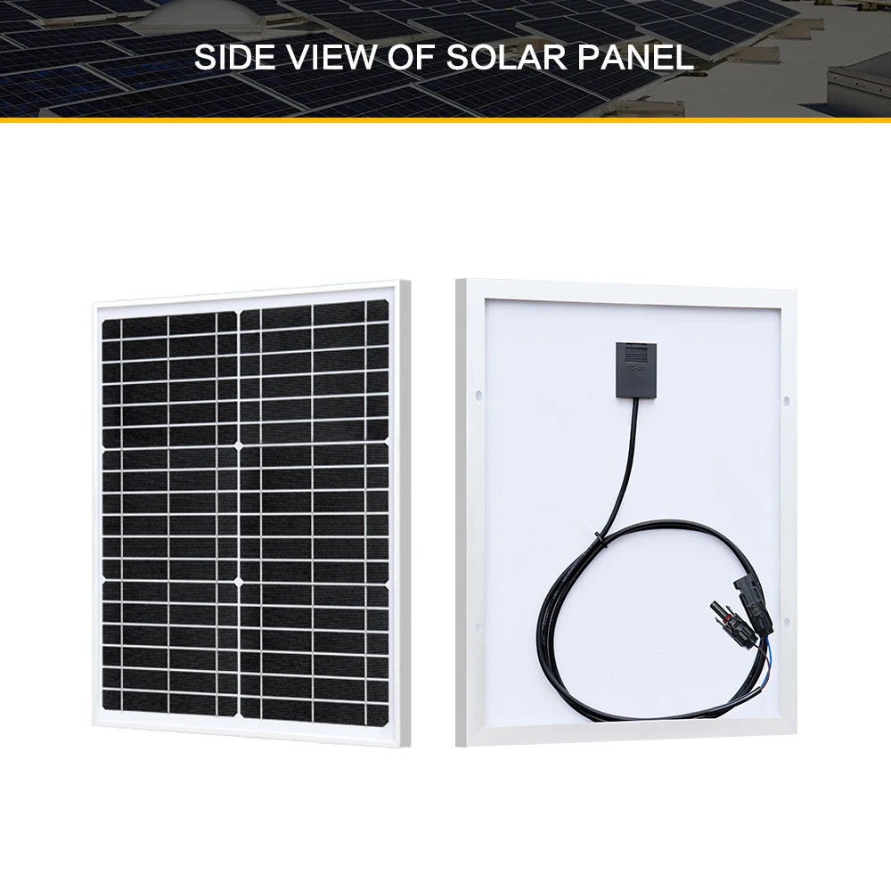 50W 25W Glass Solar Panel