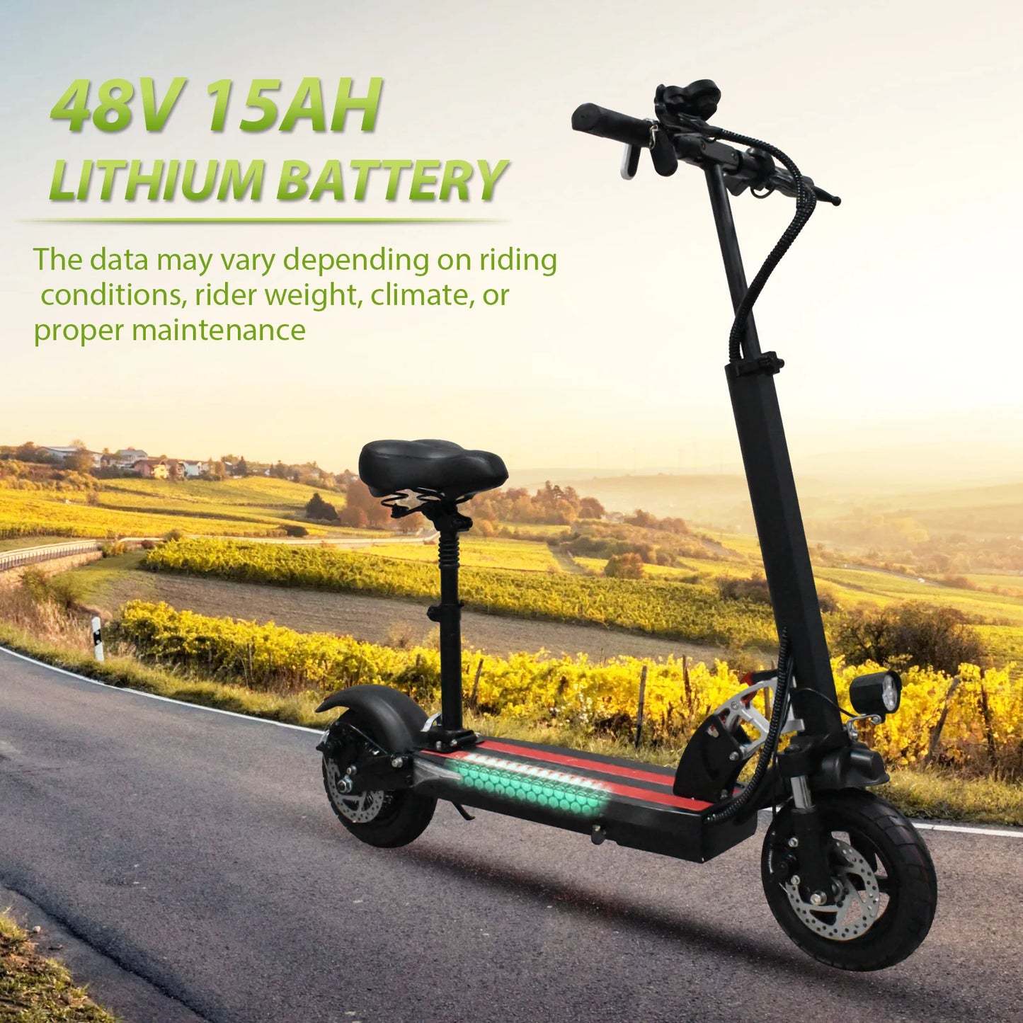 Electric Scooter with a seat