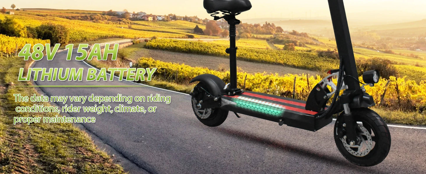 Electric Scooter with a seat