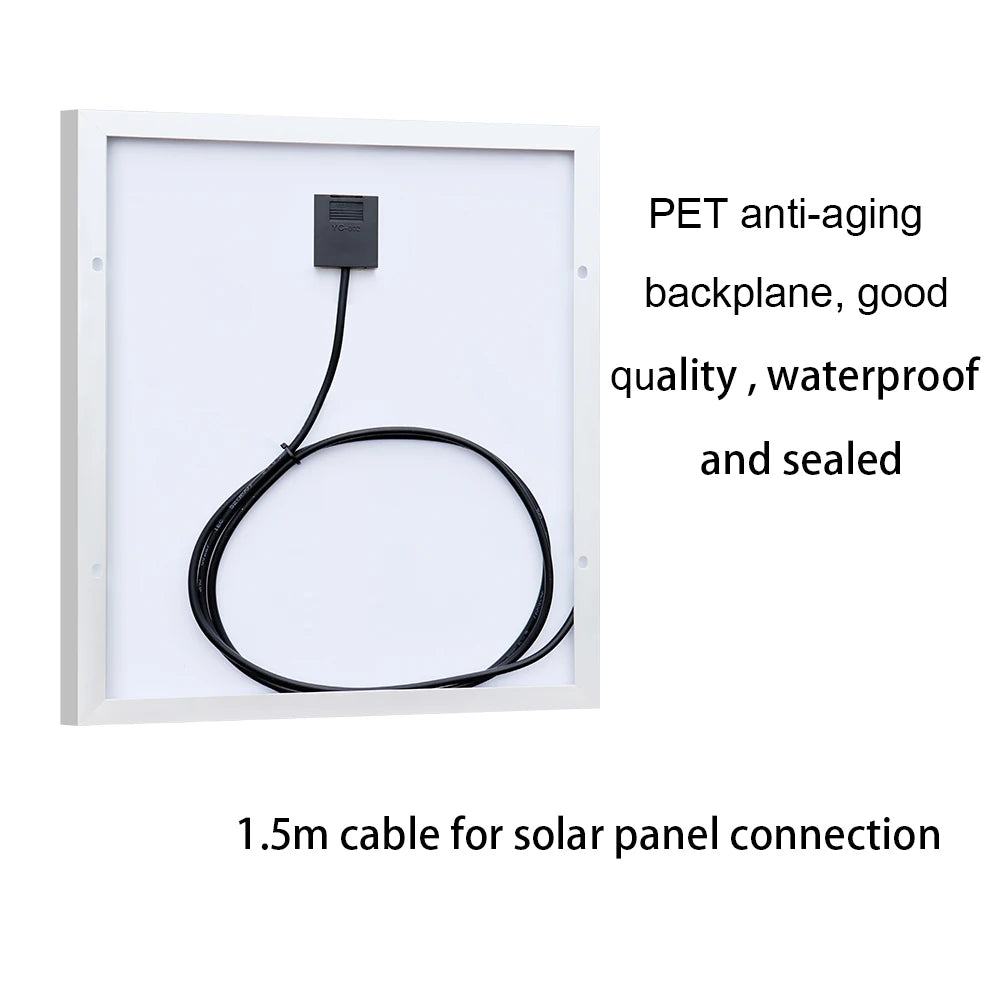 50W 25W Glass Solar Panel