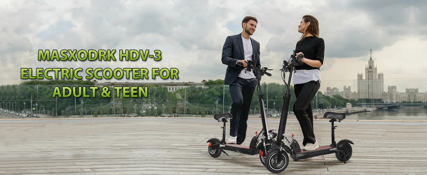 Electric Scooter with a seat