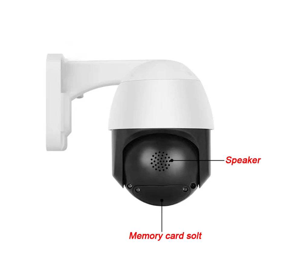Auto Tracking 360° Rotation Audio Outdoor Speed Dome Surveillance Camera