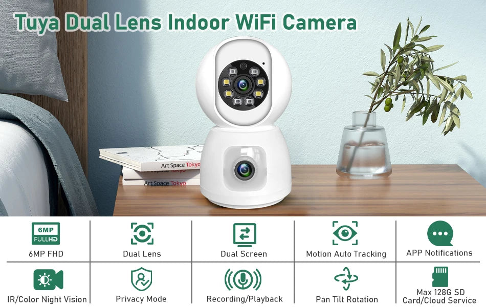 Smart Mini WiFi  Indoor Surveillance Wireless Camera Wireless