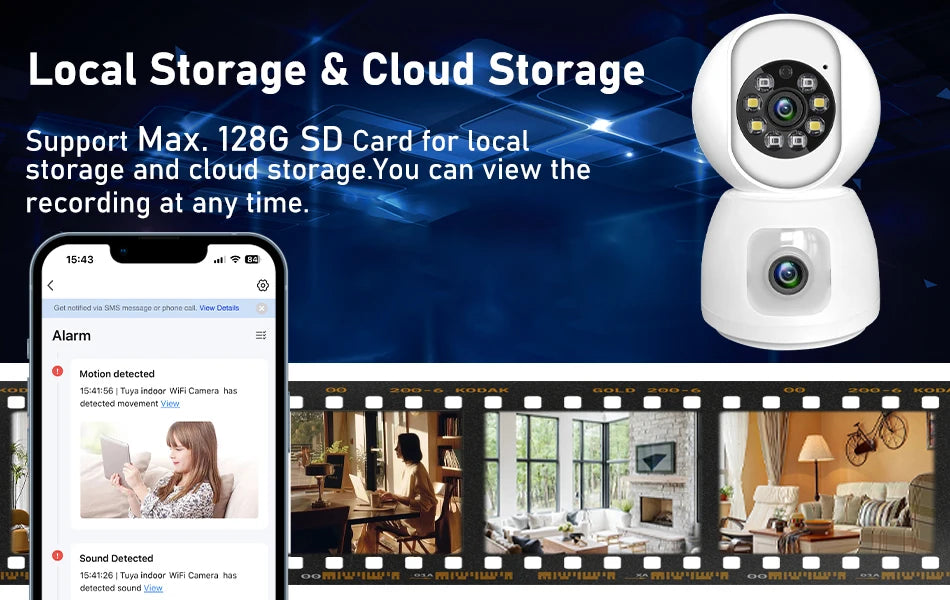 Smart Mini WiFi  Indoor Surveillance Wireless Camera Wireless