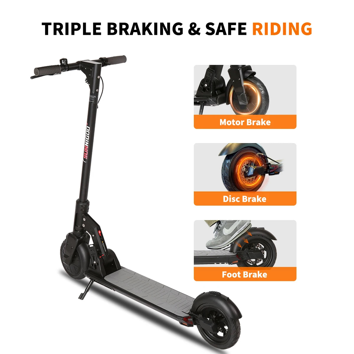 Anti-skid Folding Electric Scooter
