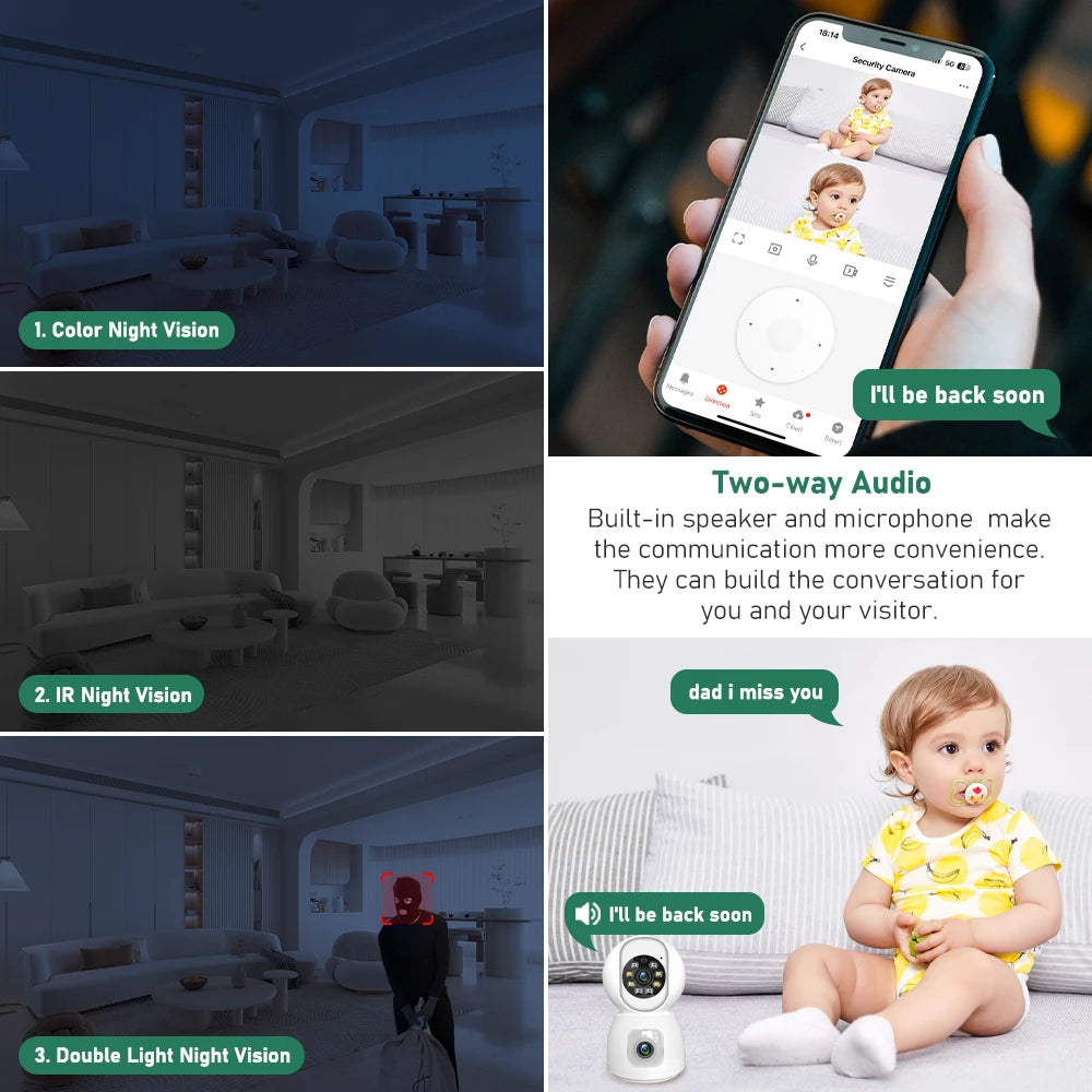 Smart Mini WiFi  Indoor Surveillance Wireless Camera Wireless