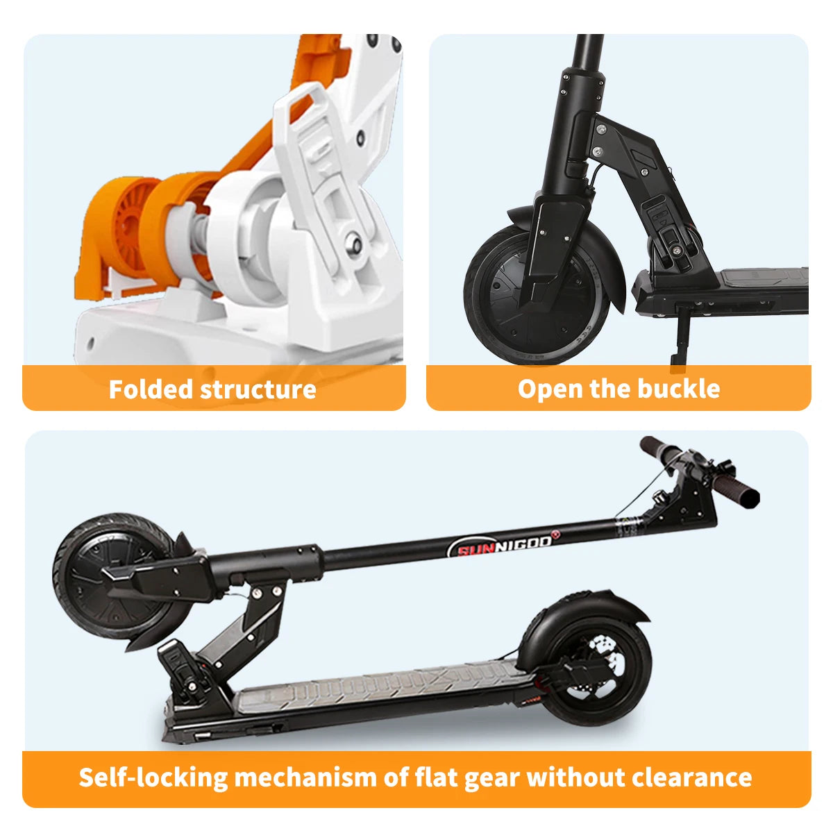 Anti-skid Folding Electric Scooter