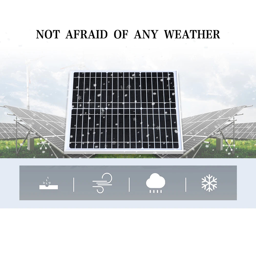 50W 25W Glass Solar Panel